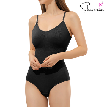 SHAPEMOUR Thong Bodysuit for Women, Slimming Design Shapewear for Women