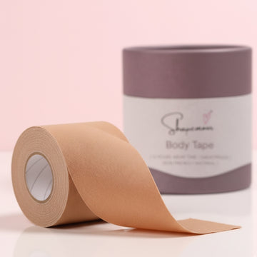 SHAPEMOUR Body Tape Kit with 5 Nipple Pasties for Women